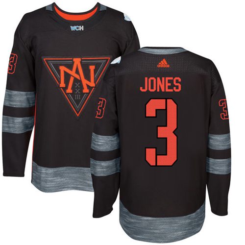 Team North America #3 Seth Jones Black 2016 World Cup Stitched Youth NHL Jersey - Click Image to Close